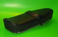 Sella RLC Pegasus Flatbase Nera, Versione ALTA, per Lambretta LI + TV + SX + DL + Serveta