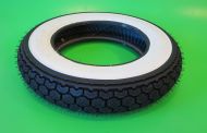 High quality Continental 3.50 x 10" white-wall tyre