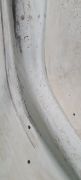 Scudo in metallo per Lambretta LI S3 + TV3 + Special + SX (modelli dal 1965 al 1969 senza ghiera allo sterzo)