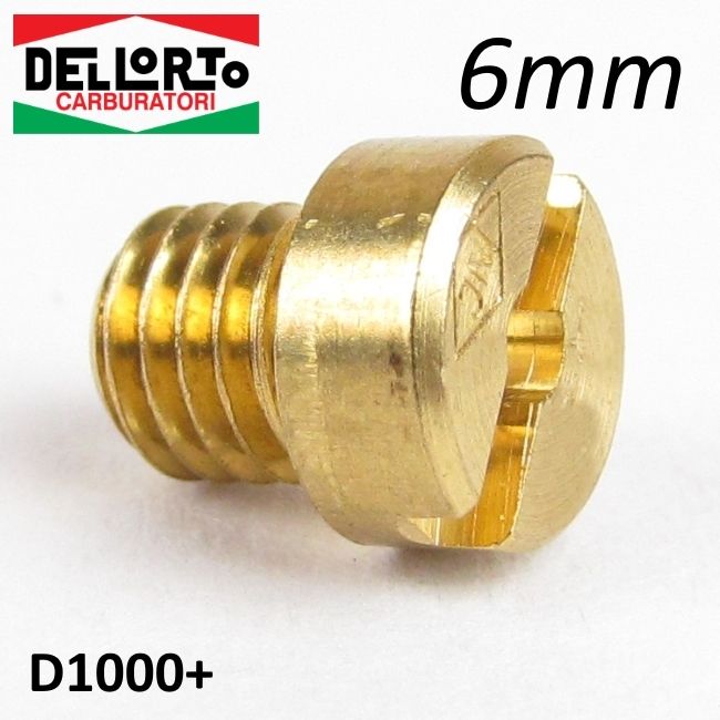 6mm main jet Dell'Orto PHBL + PHBH + VHSB + VHSH + VHST carburettors