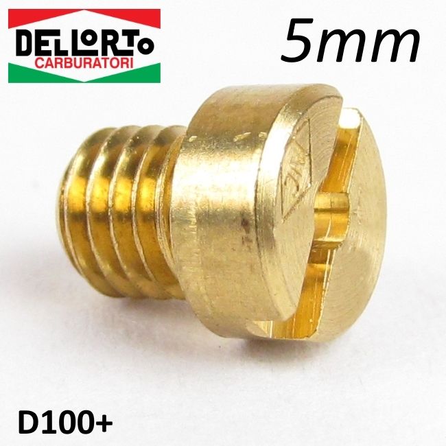 5mm small thread jet Dell'Orto MA + MB + SH + SHB (main jet) + PHBL + PHBH (min jet) carburettors