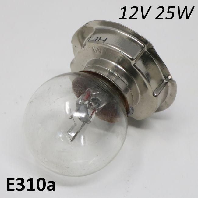Lampadina 12V 25w (mono luce) per fanale anteriore Lambretta J50 + Lui 50