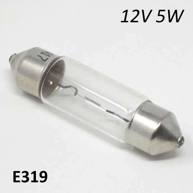 Lampadina a siluro luce di posizione 12V - 5W per accensioni elettroniche Lambretta LI + TV + SX + DL
