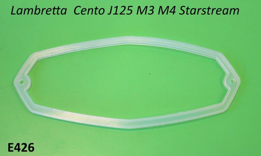 Guarnizione gemma fanale posteriore per Lambretta Cento + J125 M3 + J125 Stellina M4