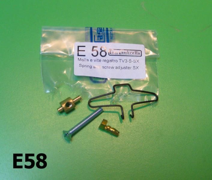 Kit di fissaggio e regolazione faro anteriore modello CEV per Lambretta TV3 + Special + SX + DL