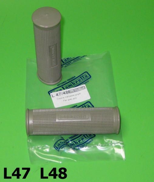 Manopole grigie Lambretta D + LD 2° versione