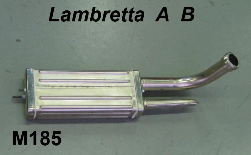 Marmitta nichelata Lambretta A + B
