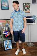 Pantaloncini Lambretta cargo blu navy