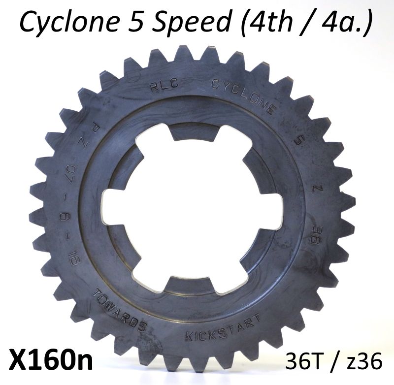 z36 ingranaggio 4a. marcia per cambio 5 marce 'Cyclone 5 Speed'
