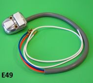 Devioluci con pulsanti bianchi per Lambretta Special + TV + SX (modelli dal 1962 al 1966)