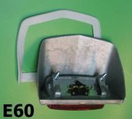 fanale posteriore completo per Lambretta LI S3 + TV3 + SX + Special