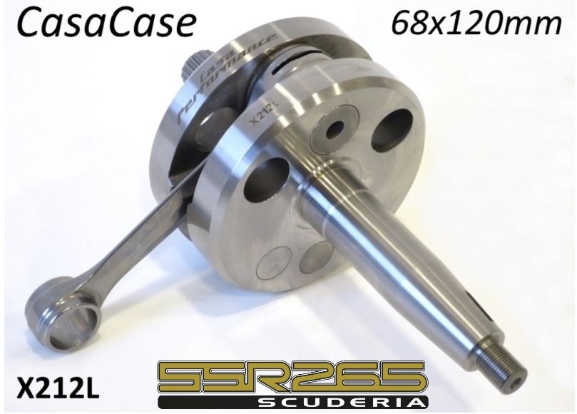 Albero motore Casa Performance 68mm x 120mm per blocco motore CasaCase (+ SSR265 Scuderia)