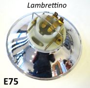 Headlight reflector + bulb holder Lambrettino 48