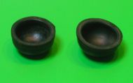 Pair of rubber endcap covers for rear suspension torsion bar for Lambretta D + LD (Sold as a pair)