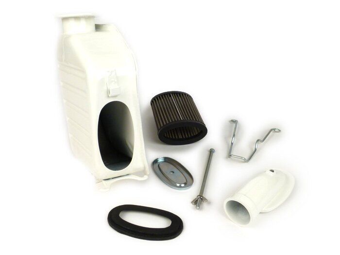 Scatola filtro 'flusso maggiorato' BGM Pro Lambretta LI + TV2/3 + SX + Special + DL + Serveta