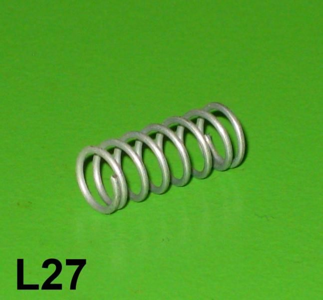 Molla per pastiglia antivibrante leva comandi al manubrio Lambretta LI + TV2/3 + SX + DL + J + Lui