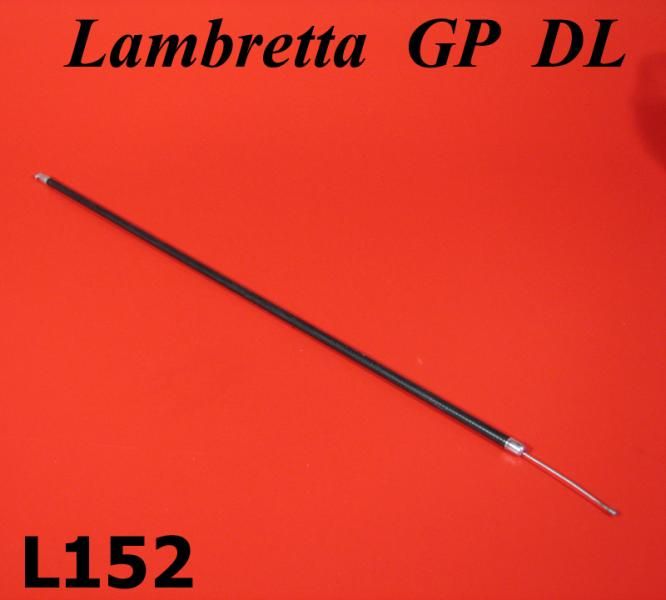 Cavo starter aria con guaina nera Lambretta DL