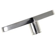 Base bilancere comando marce in INOX lucidato per Lambretta LI + TV2/3 + SX + Special + DL + Serveta, by UNI AUTO