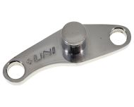 Base bilancere comando marce in INOX lucidato per Lambretta LI + TV2/3 + SX + Special + DL + Serveta, by UNI AUTO