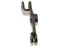 Bilanciere comando cambio al motore in INOX lucidato, per Lambretta LI + TV2/3 + SX + Special + DL + Serveta