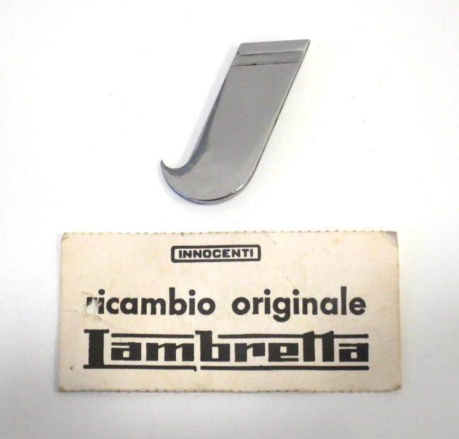 Original NOS Innocenti chromed 'I' badge for Lambro 3 wheeler