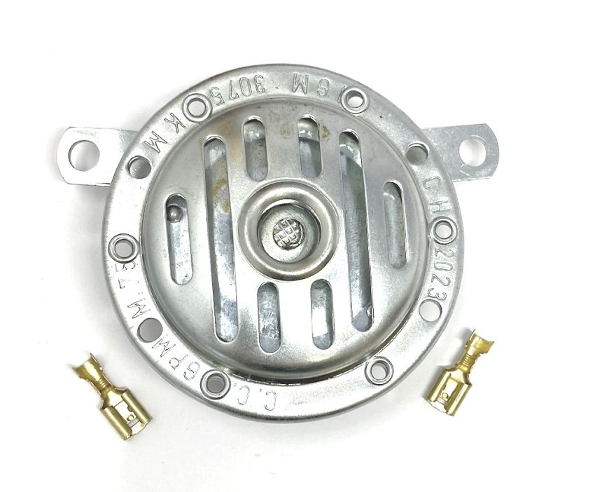 Clacson 6V CC (impianti con batteria) per Lambretta S2 (modelli 125-175cc prodotti dalla seconda metà del 1960 al 1961) + TV200 + SX200 (modelli prodotti dal 1962 al 1968)