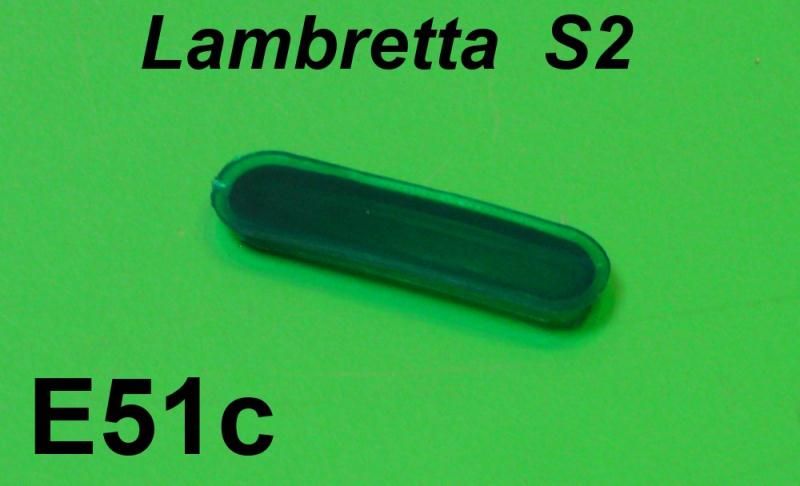 Spia verde faro anteriore Lambretta LI S2 + TV2