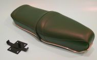 Sella RLC Pegasus Flatbase Verde, Versione BASSA, per Lambretta LI + TV + SX + Special + DL + Serveta