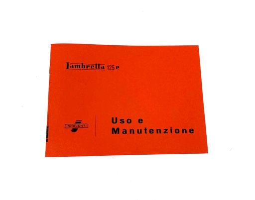 Owners manual for Lambretta Model E