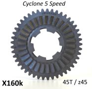 High Quality replacement 45T 1st gear cog for 'Cyclone 5' gearboxes