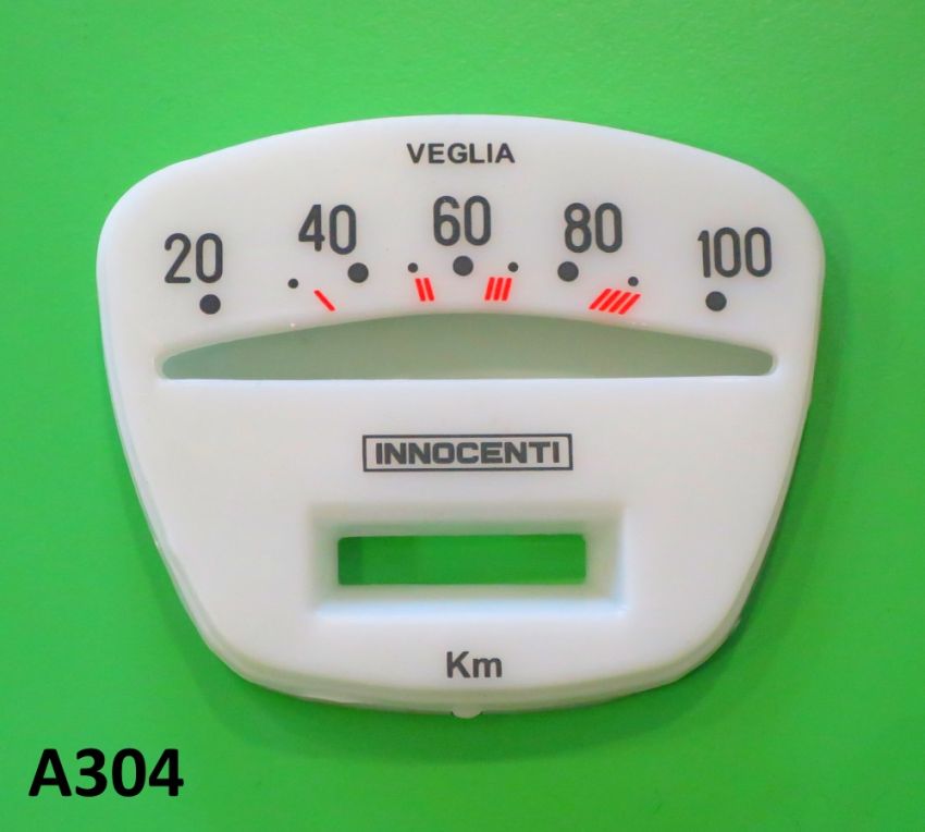 100 Kmh speedo face Lambretta S3 + Special