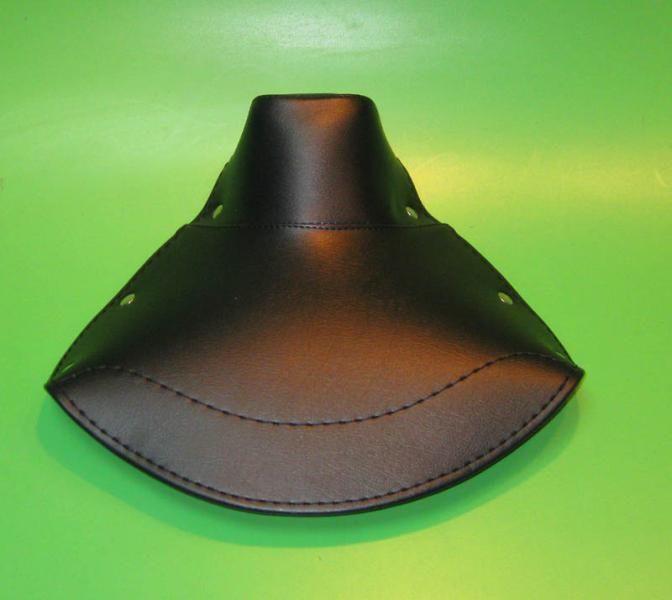 Black single seat cover for Lambrettino 48