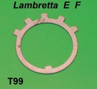 Left hand side rear suspension tab lock washer Lambretta E + F