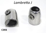 Endcaps for rubber legshield beading for Lambretta J (pair)
