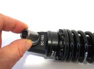 Pair of reduction bushes to convert S3 BGM rear shock absorber for Lambretta Lui Vega Cometa
