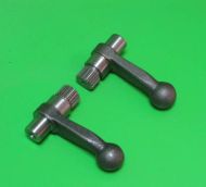 Pair of front fork (internal) fork link actioning arms for Lambretta D + LD + F (second version)
