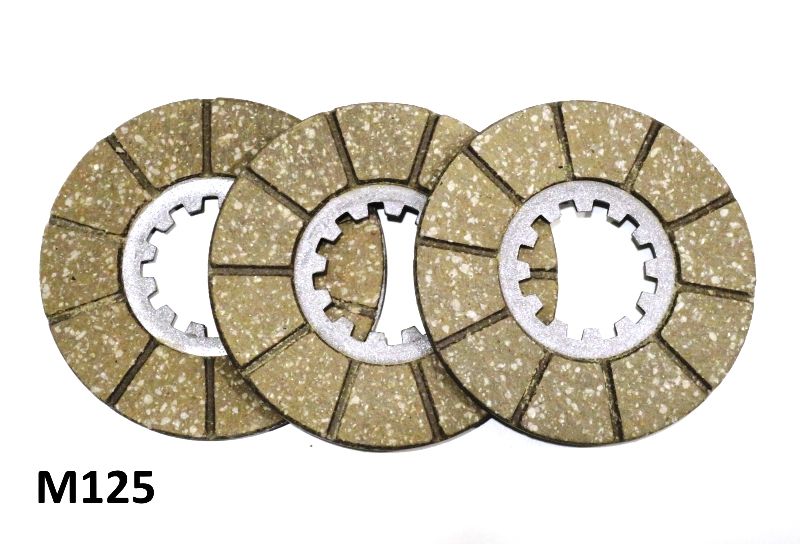 Clutch plates Lambretta A + B + C + LC + D + LD