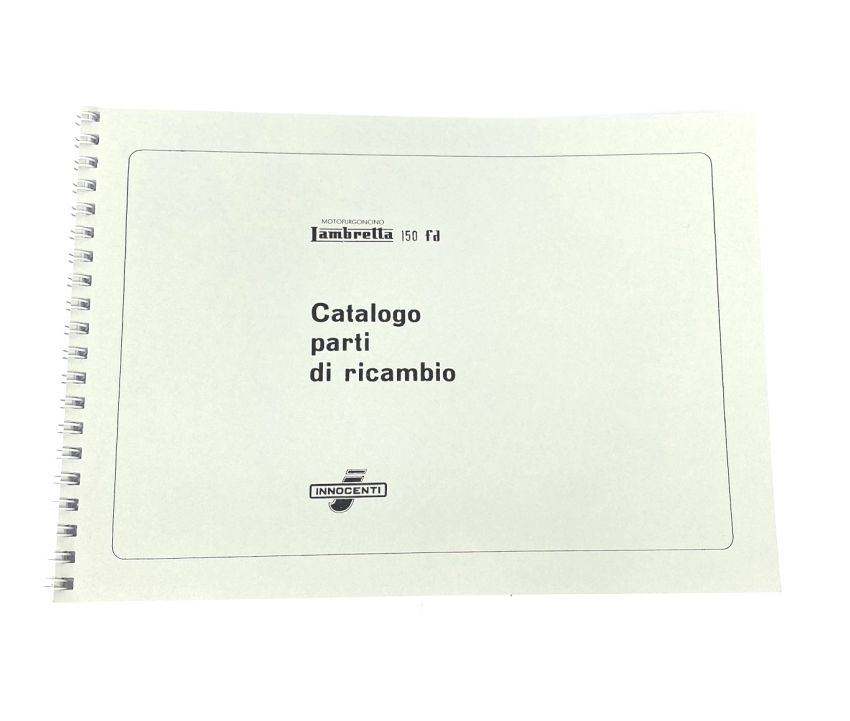 Parts catalogue Lambretta FD150 3 wheeler