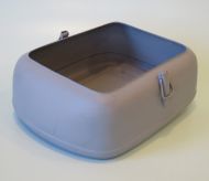 Bauletto posteriore (senza coperchio) per Lambretta D125 + D150
