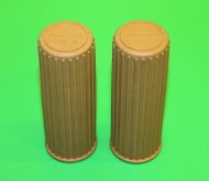 Ivory handlebar grips for Lambretta A