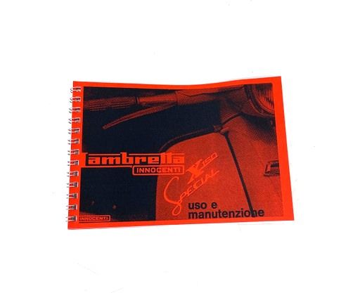 Owners manual Lambretta SX150
