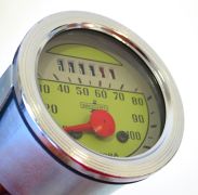 100km speedometer for early Lambretta C / LC + D / LD + E + F