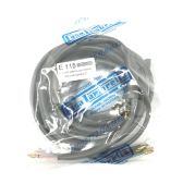 Wiring loom D.C. for battery models Lambretta LI S3 + TV3 +  Special + SX (for 2 wire stoplight switch)
