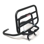 Portapacchi posteriore colore nero (modello verticale) per Lambretta V-Special