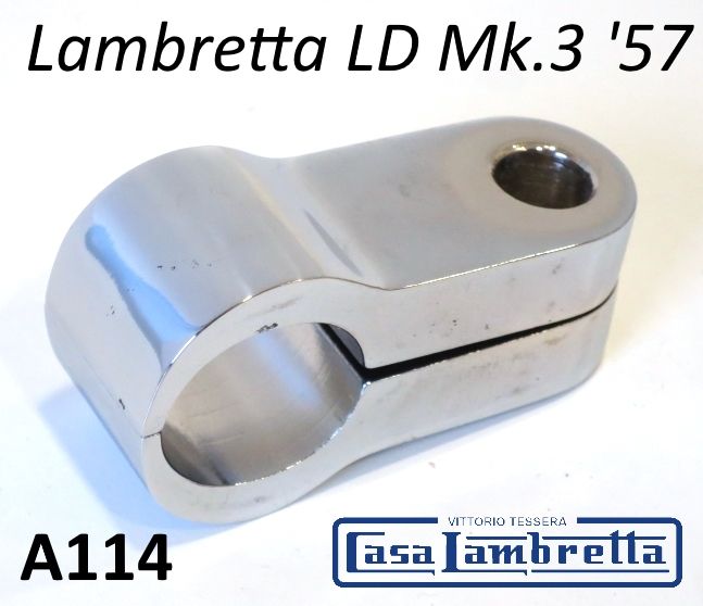 Morsetto cromato per specchio retrovisore Lambretta LD '57