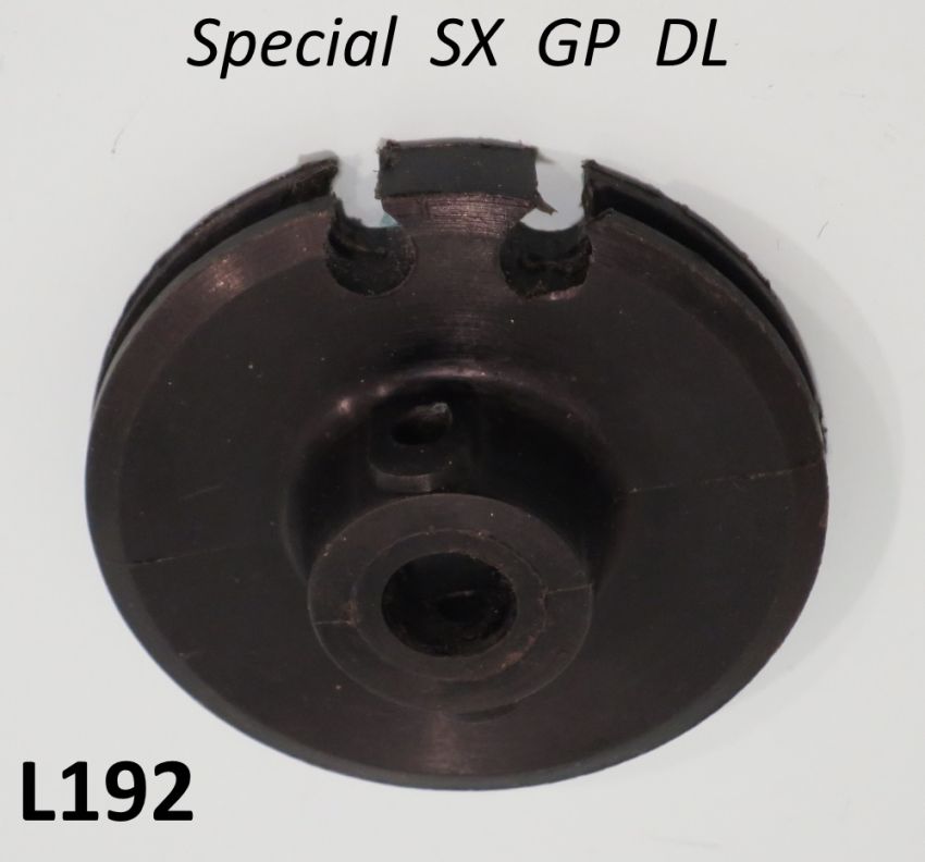 Plastic gear cables roller for inside handlebars Lambretta LI S3 + TV3 + SX + Special + DL (models from 1965 to 1969)