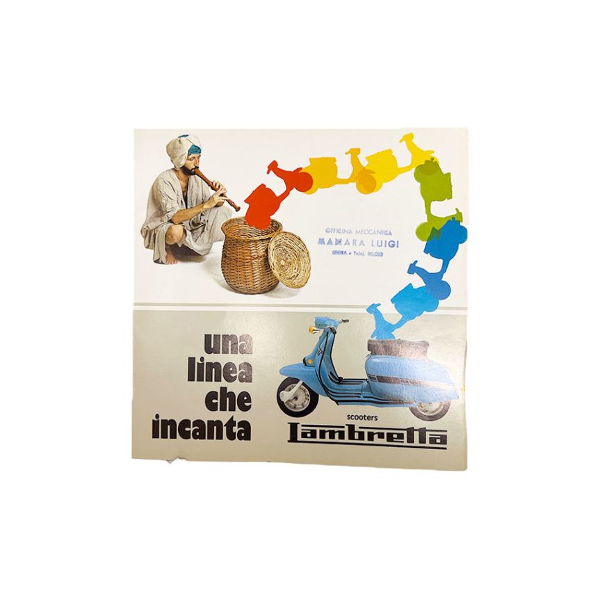 Brochure originale di vendita per Lambretta SIL modello DL anni ‘70