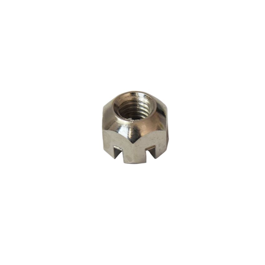 Nickle plated domed castle nut for front fork springs Lambretta C + LC