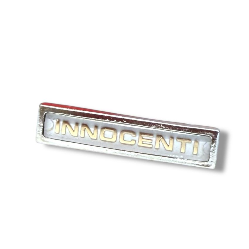 Innocenti front legshield badge for Lambretta J50 + Cento + J125 3 speed models
