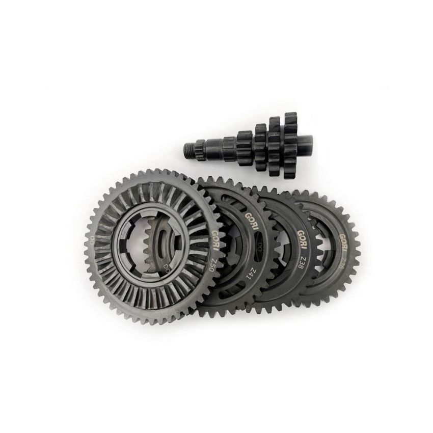 Close 4 Speed Gearbox complete by Gori Elaborazioni for all Lambretta LI + TV2/3 + SX + Special + DL